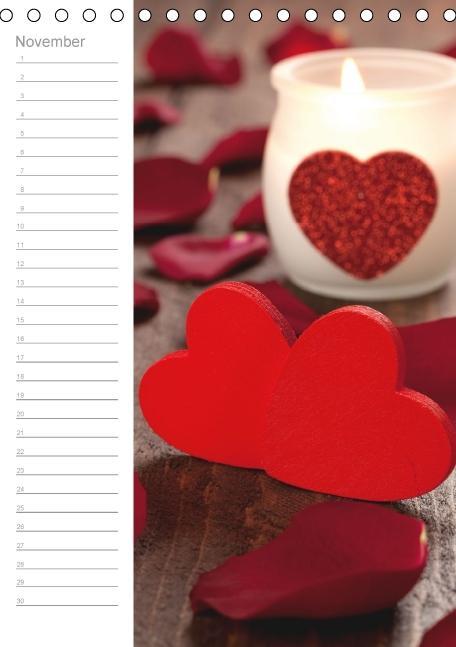 Beispielinhalt (Bild) Herzlich-Mein Geburtstagskalender (Tischkalender immerwährend DIN A5 hoch)