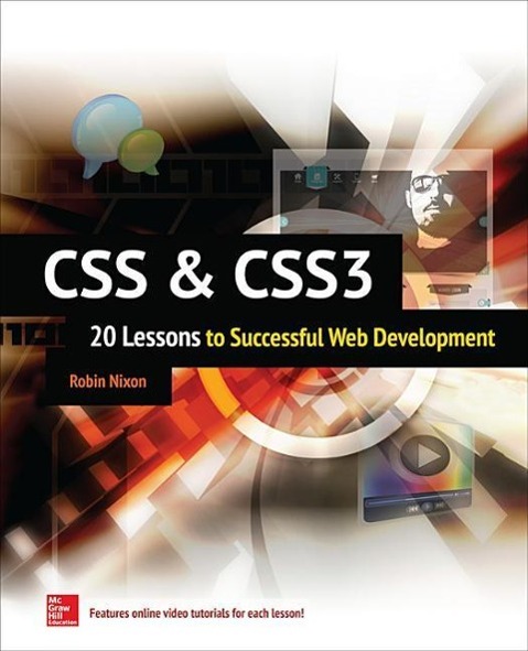 Vorderes Coverbild CSS & Css3: 20 Lessons to Successful Web Development