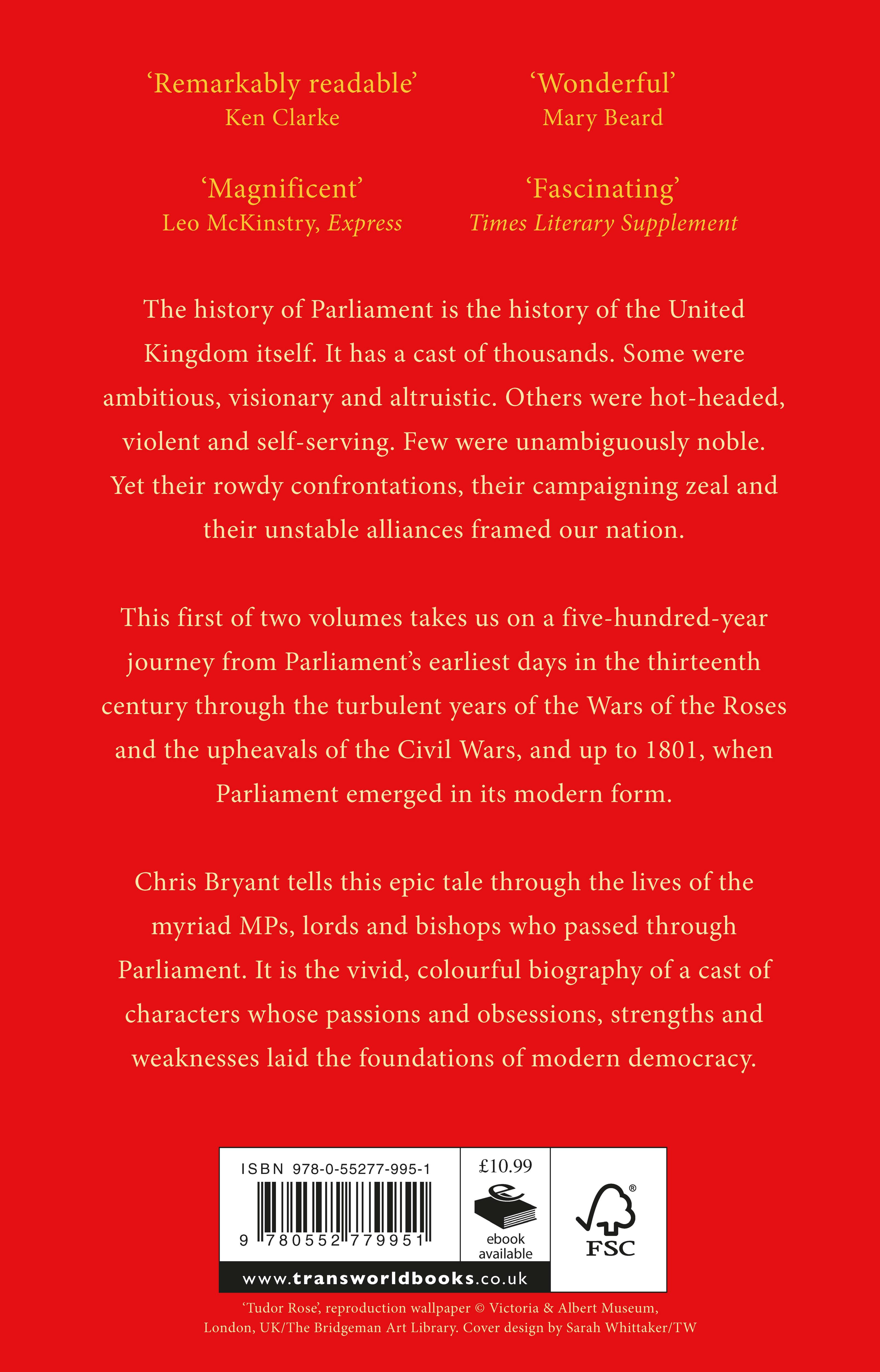 Rückseitencover Parliament: The Biography (Volume I - Ancestral Voices)