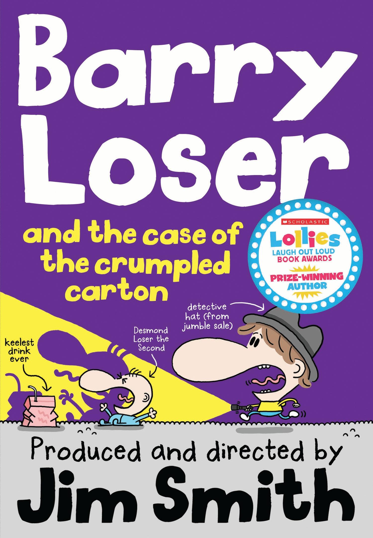 Vorderes Coverbild Barry Loser and the Case of the Crumpled Carton