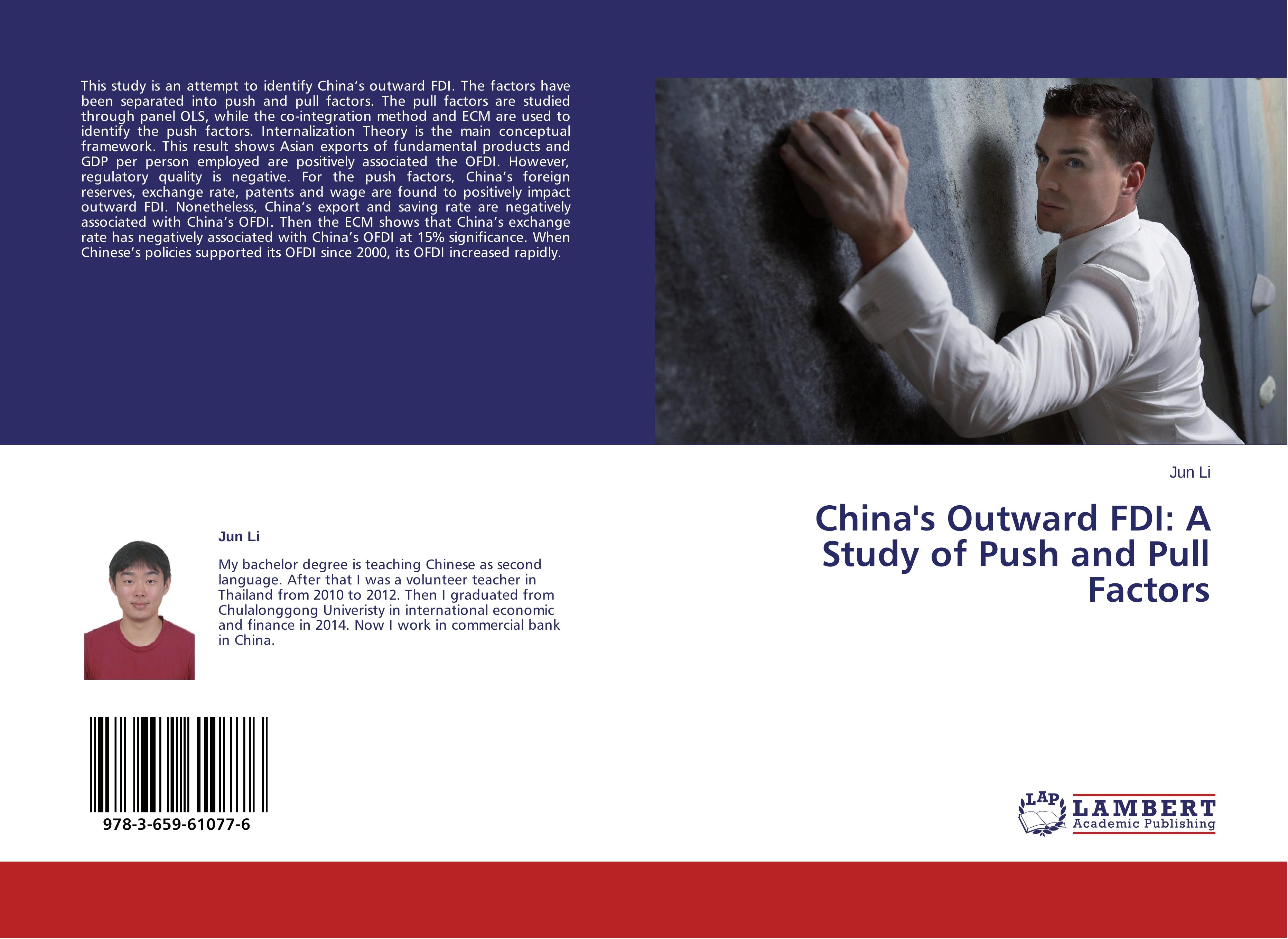 Vorderes Coverbild China's Outward FDI: A Study of Push and Pull Factors