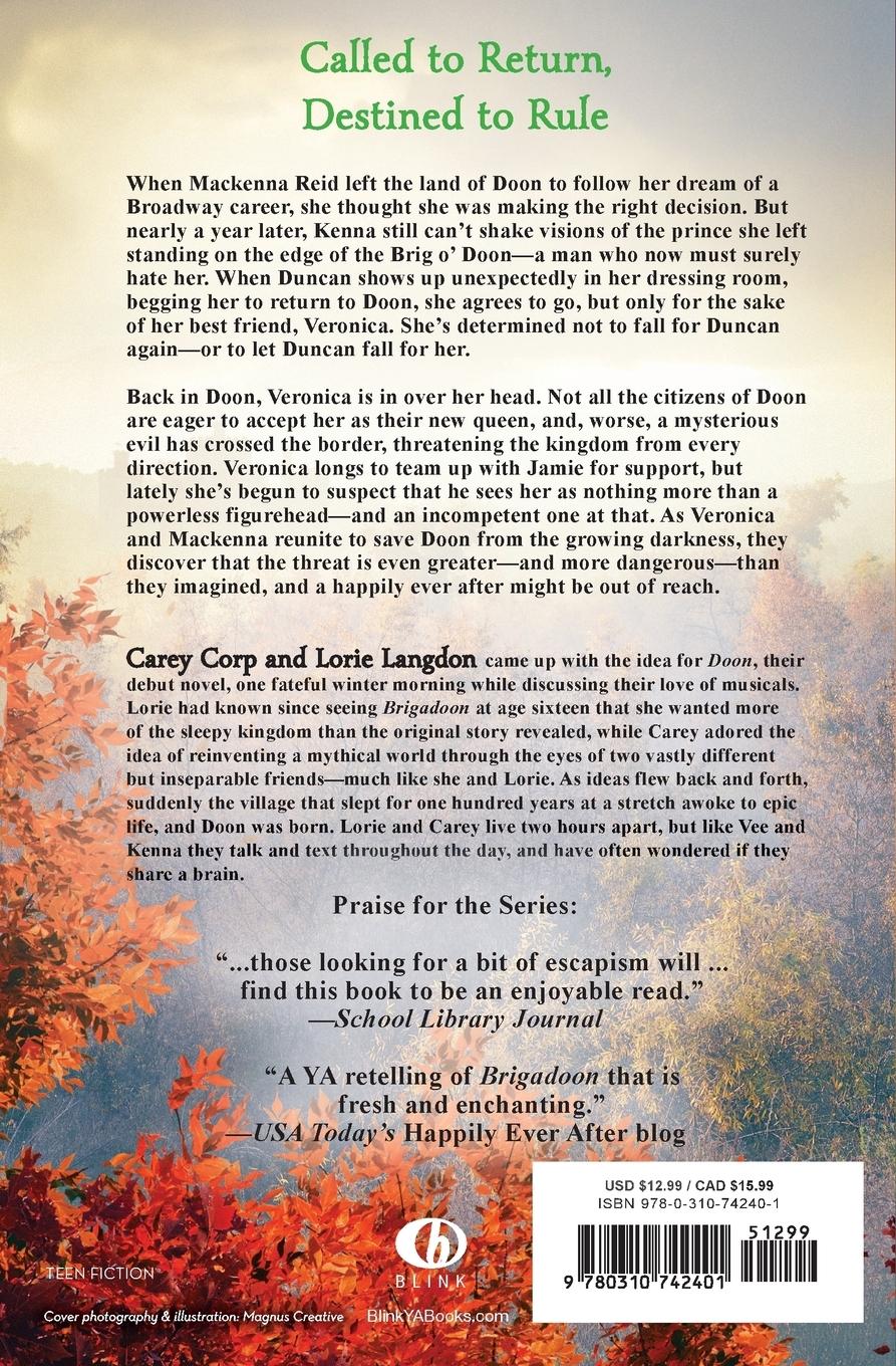 Rückseitencover The Destined for Doon