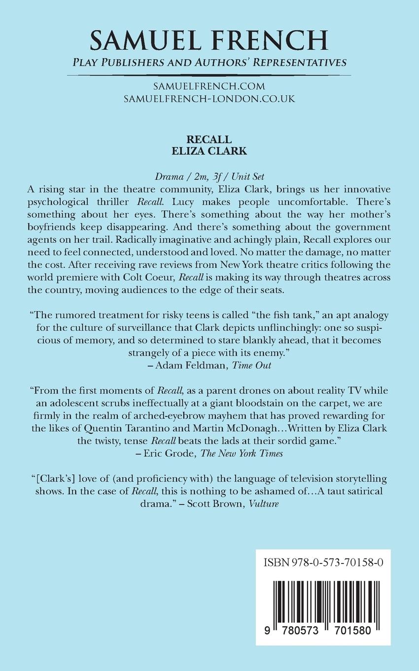 Rückseitencover Recall