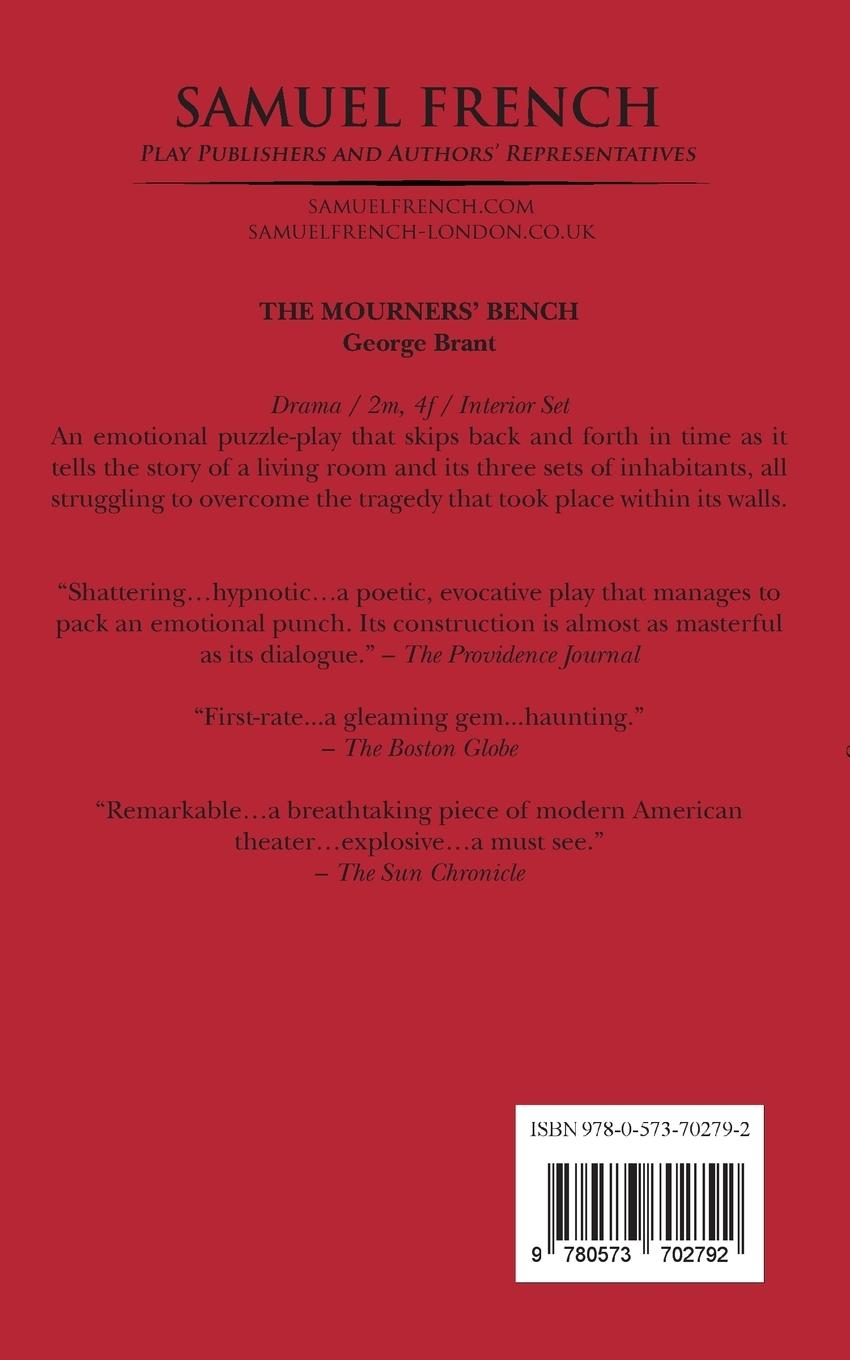 Rückseitencover The Mourners' Bench