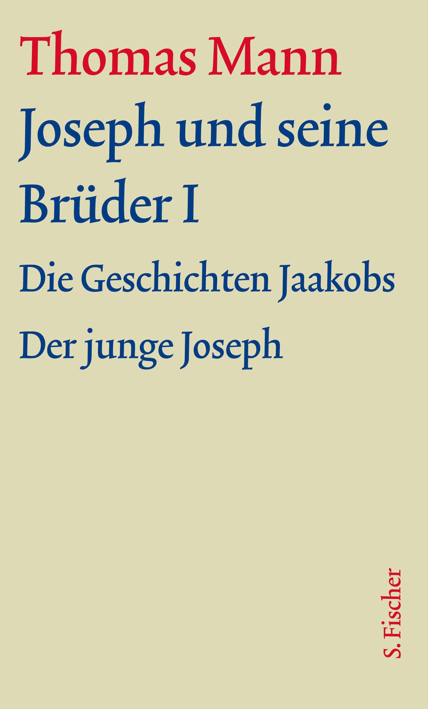 Vorderes Coverbild Joseph und seine Brüder I