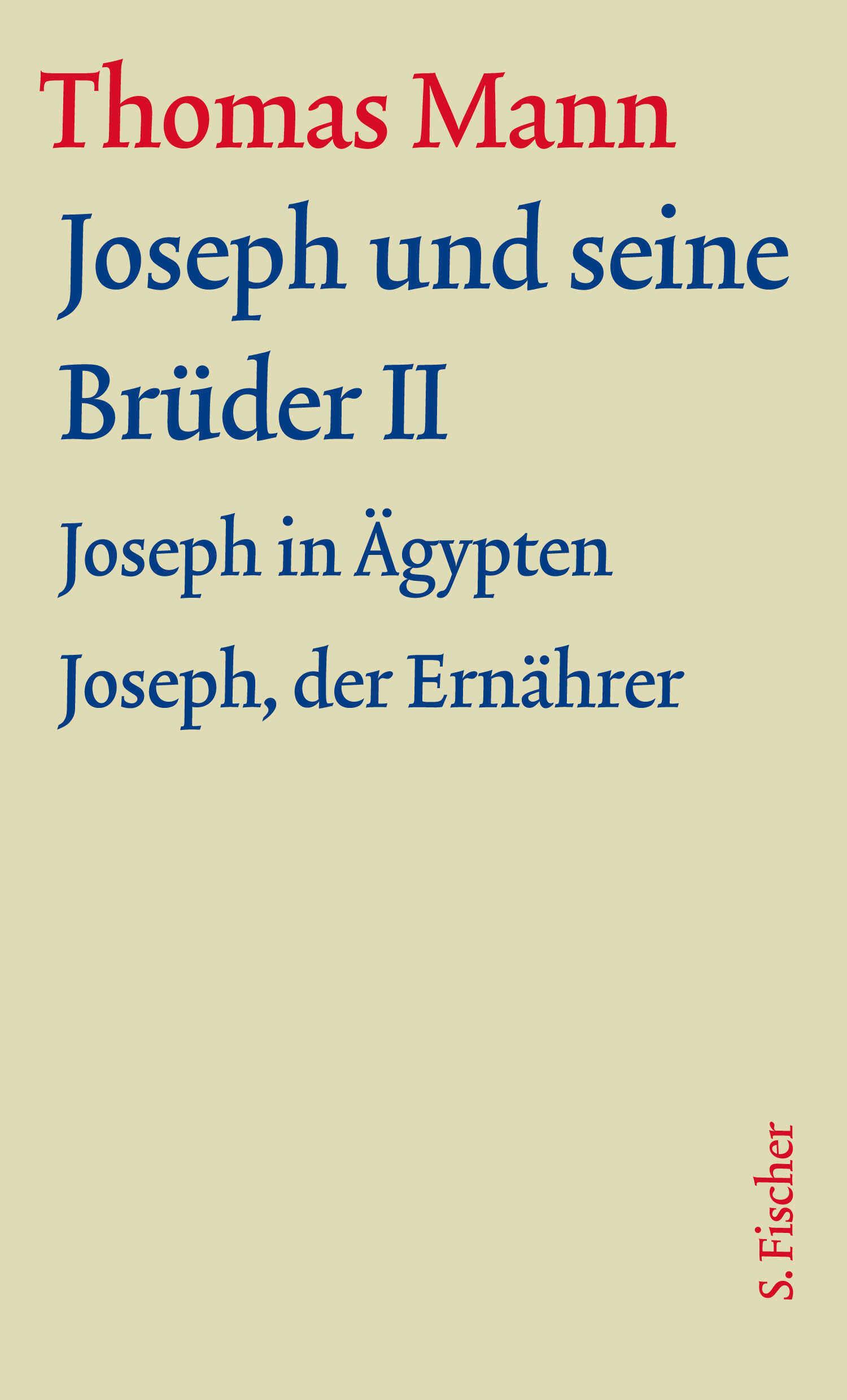 Vorderes Coverbild Joseph und seine Brüder II