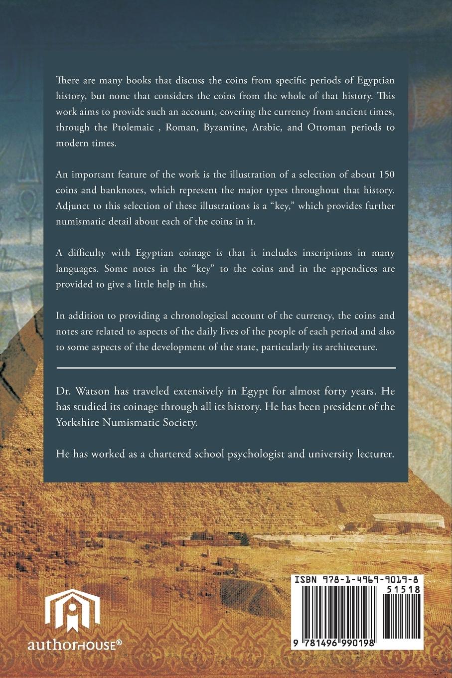 Rückseitencover A Brief Introduction to Egyptian Coins and Currency