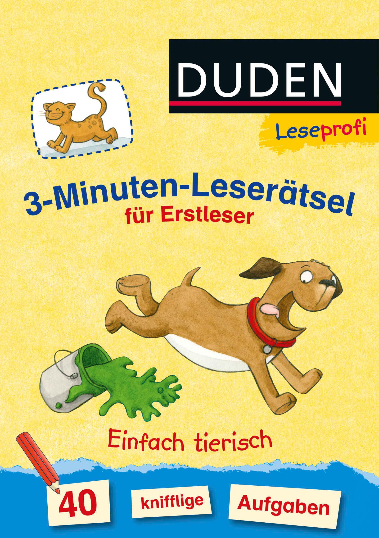 Vorderes Coverbild Leseprofi - 3-Minuten-Leserätsel für Erstleser: Einfach tierisch