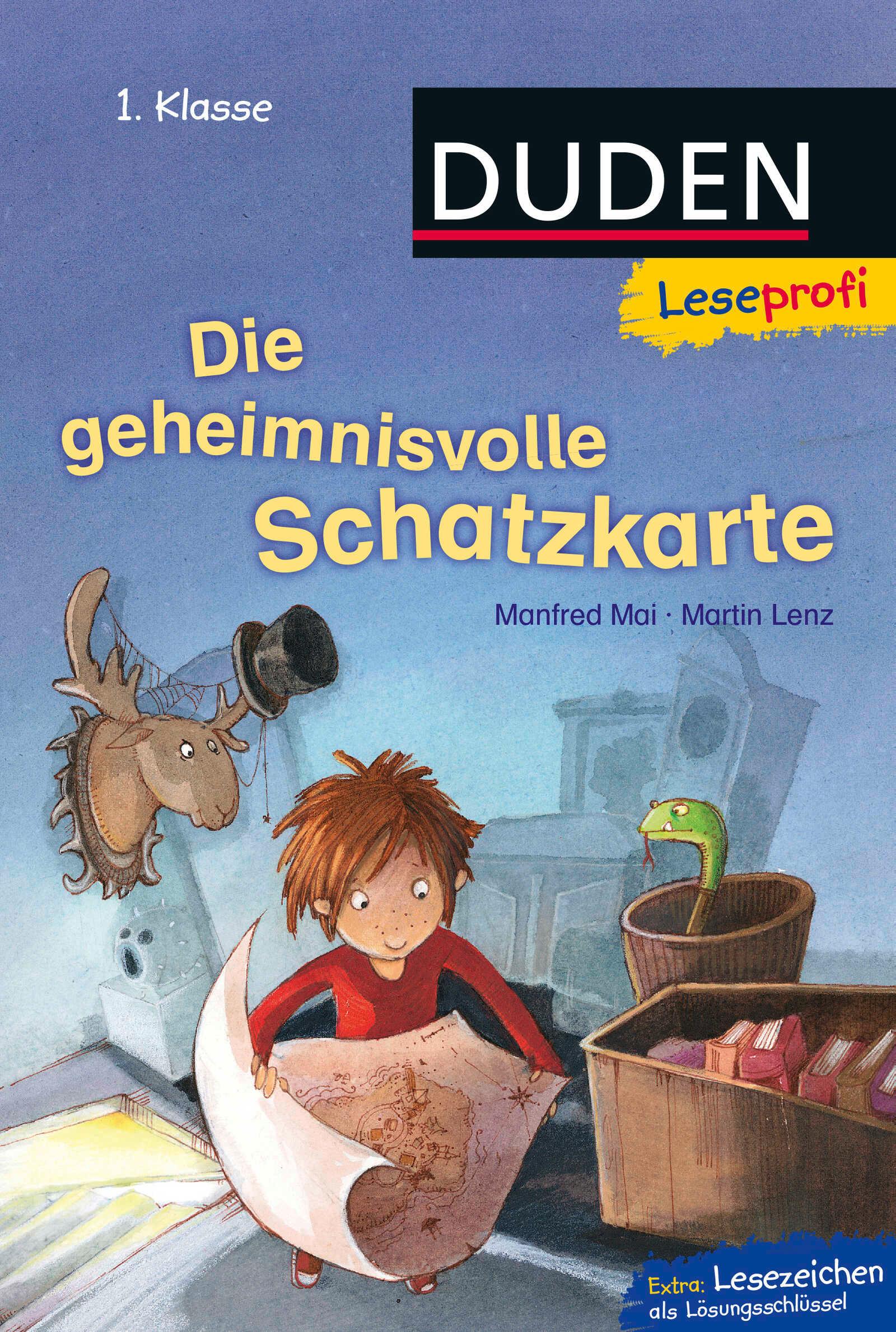 Vorderes Coverbild Leseprofi - Die geheimnisvolle Schatzkarte, 1. Klasse
