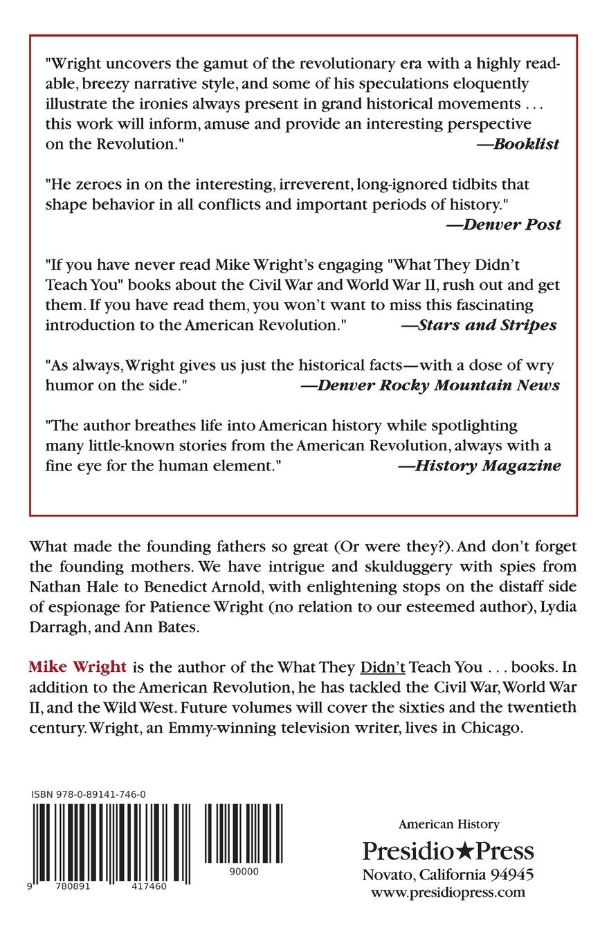 Rückseitencover What They Didn't Teach You About the American Revolution
