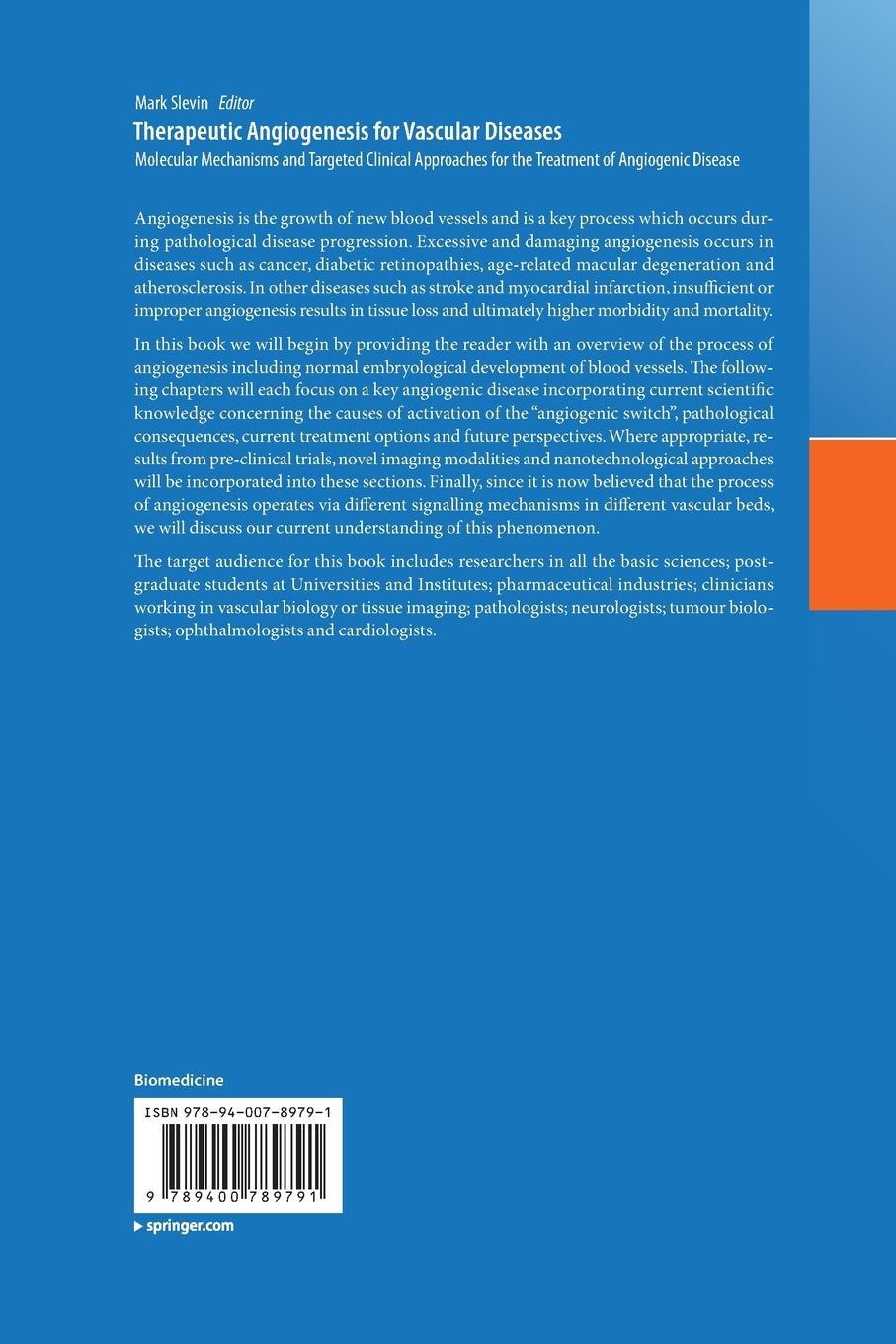 Rückseitencover Therapeutic Angiogenesis for Vascular Diseases