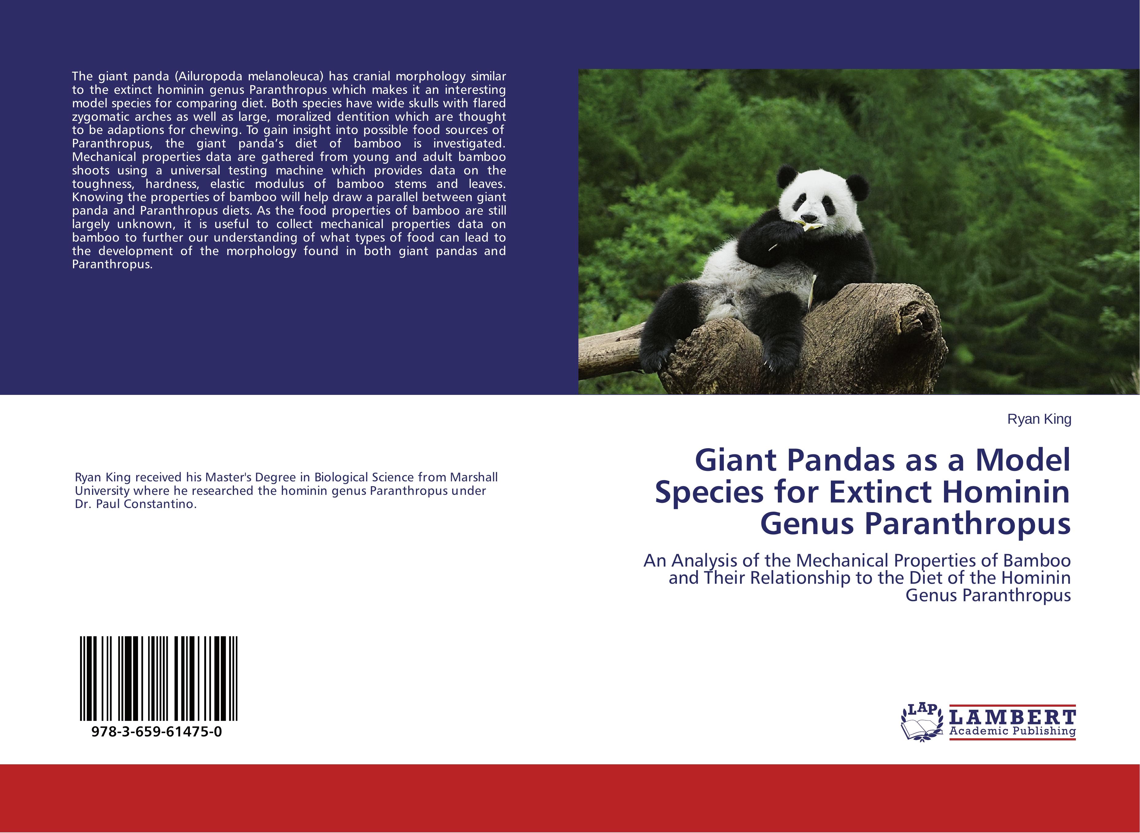 Vorderes Coverbild Giant Pandas as a Model Species for Extinct Hominin Genus Paranthropus