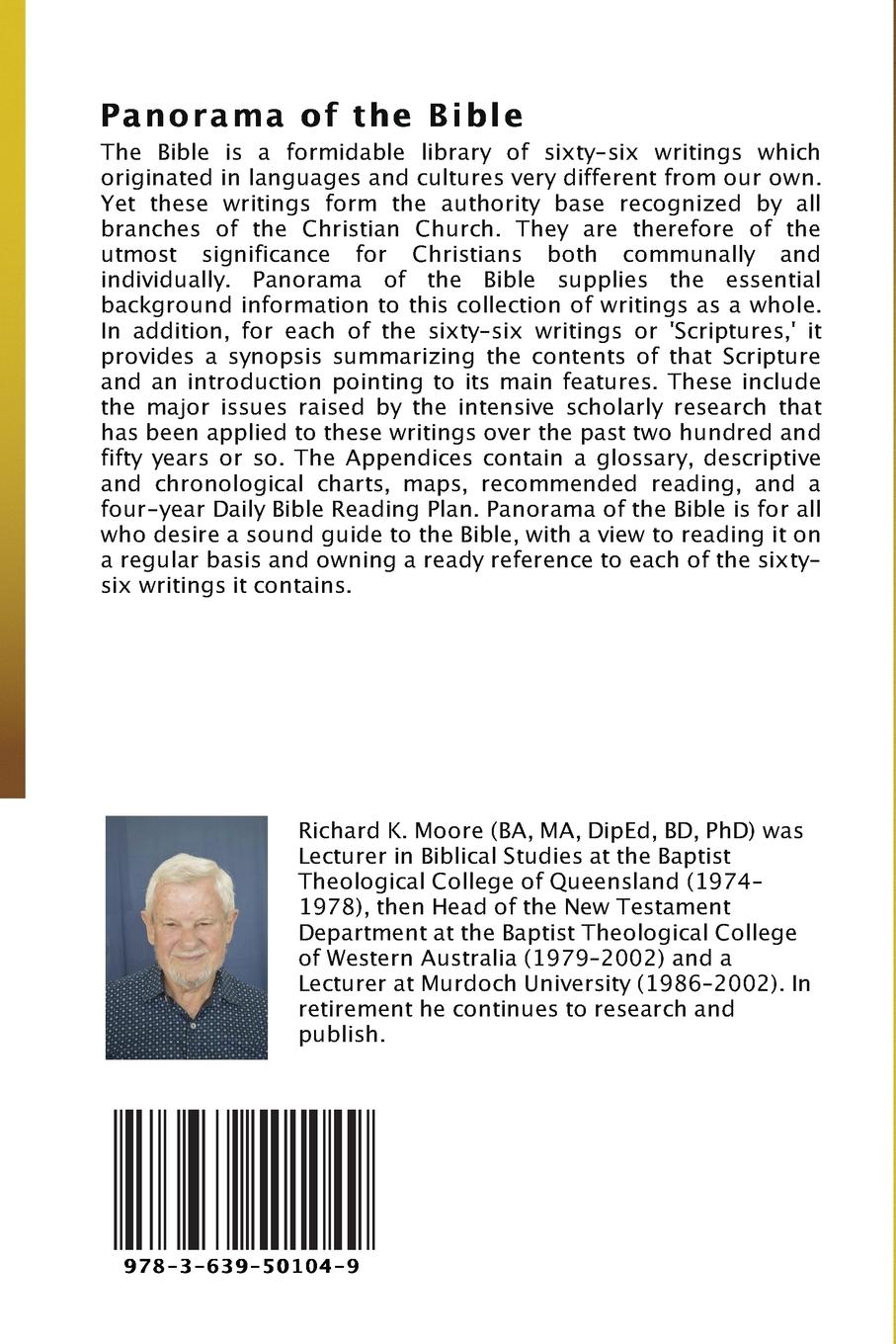 Rückseitencover Panorama of the Bible