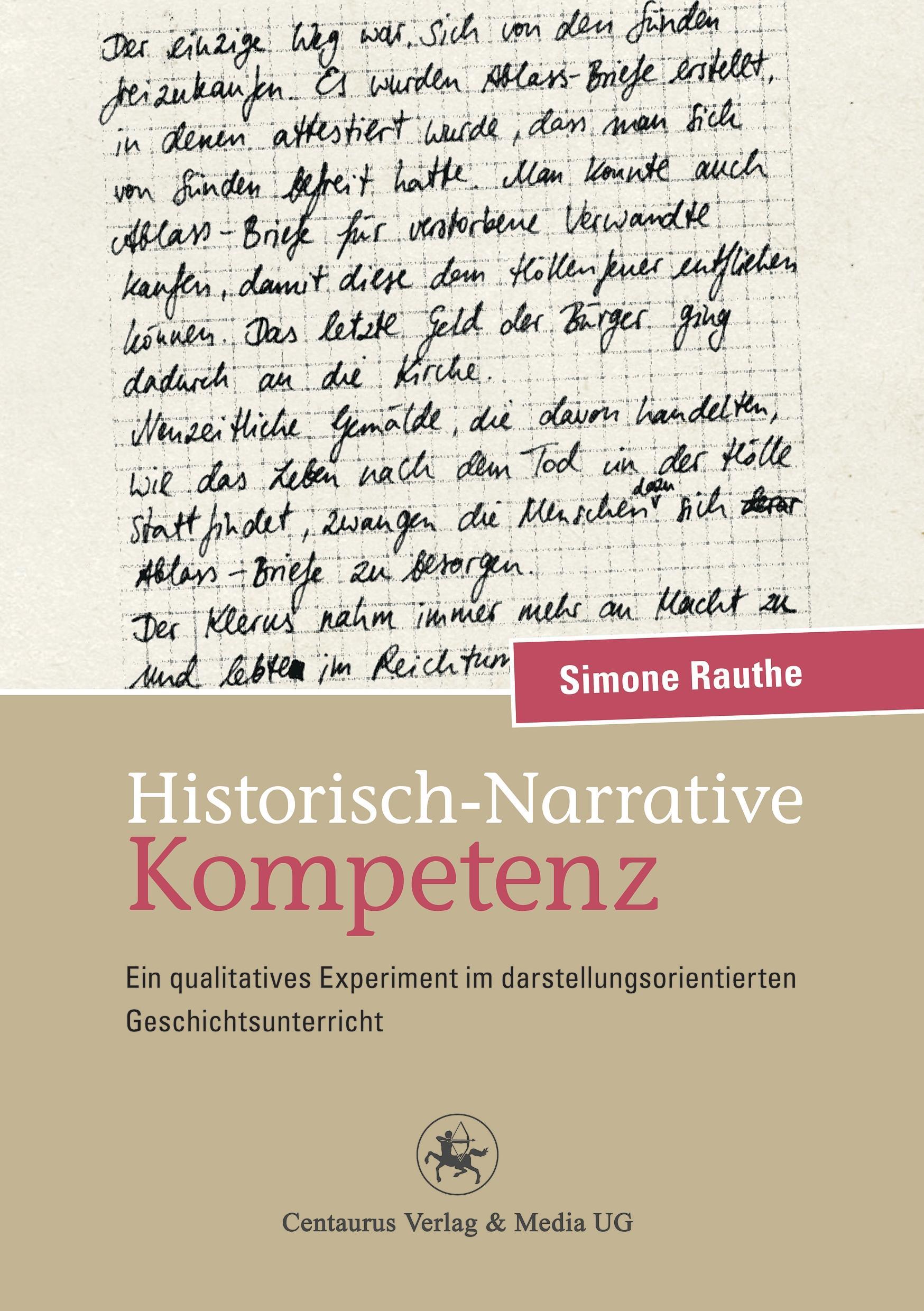 Vorderes Coverbild Historisch-Narrative Kompetenz