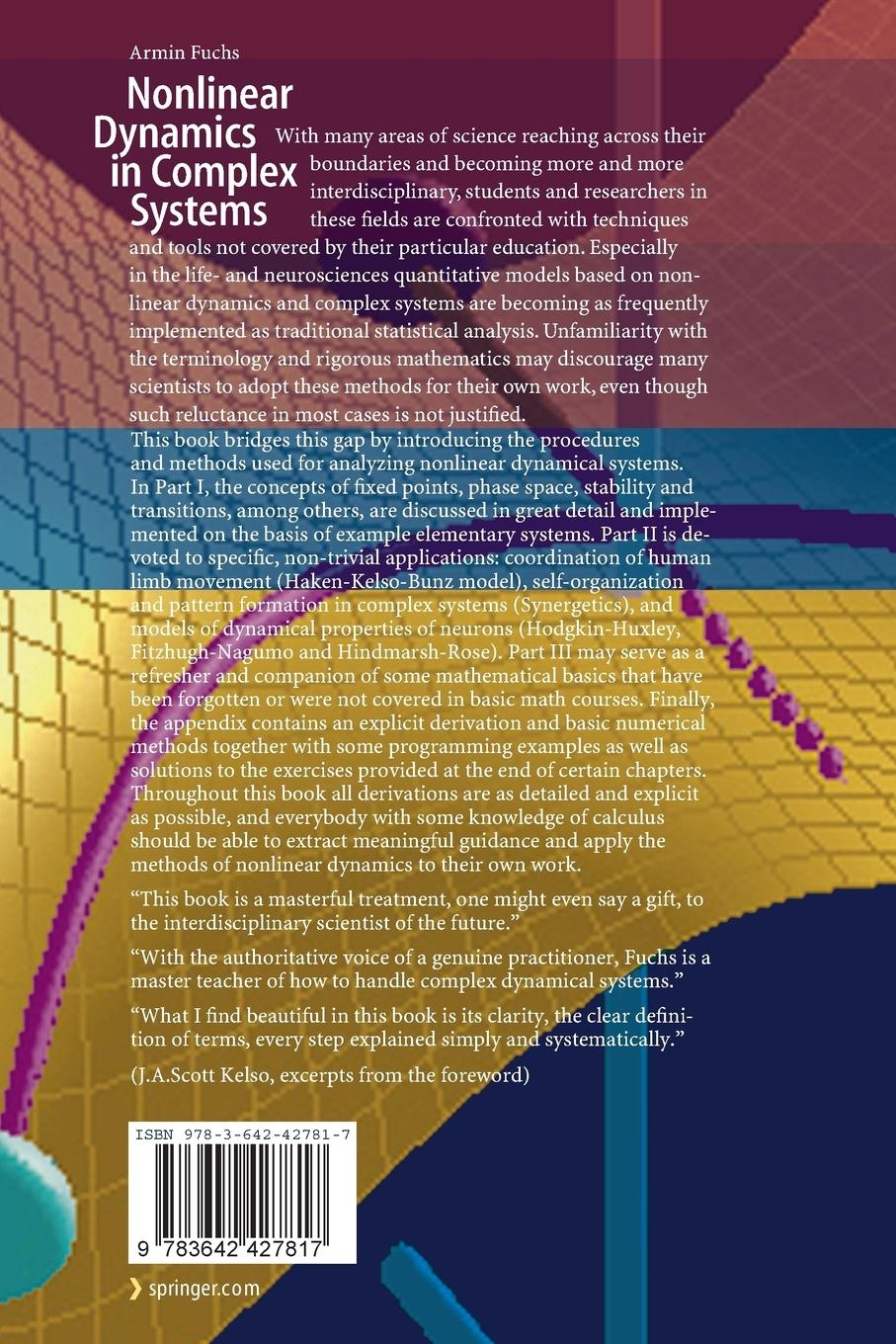 Rückseitencover Nonlinear Dynamics in Complex Systems