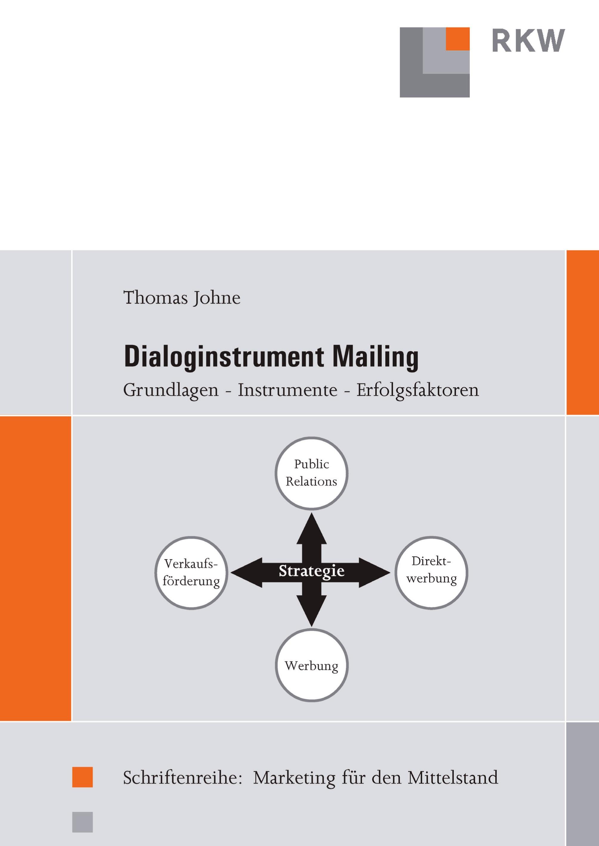 Vorderes Coverbild Dialoginstrument Mailing.