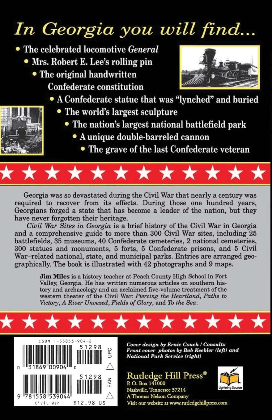 Rückseitencover Civil War Sites in Georgia