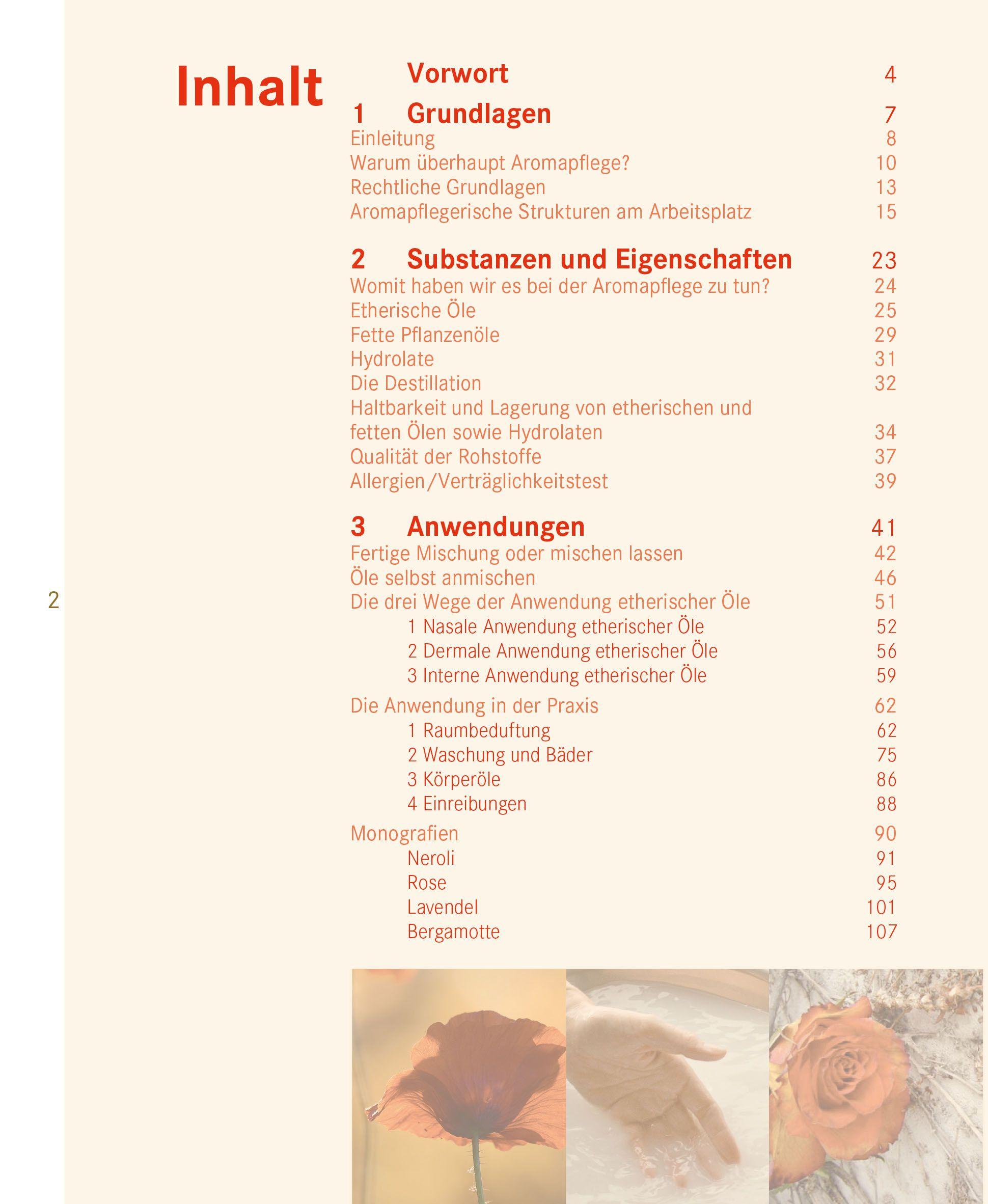 Beispielinhalt (Bild) Aromapflege