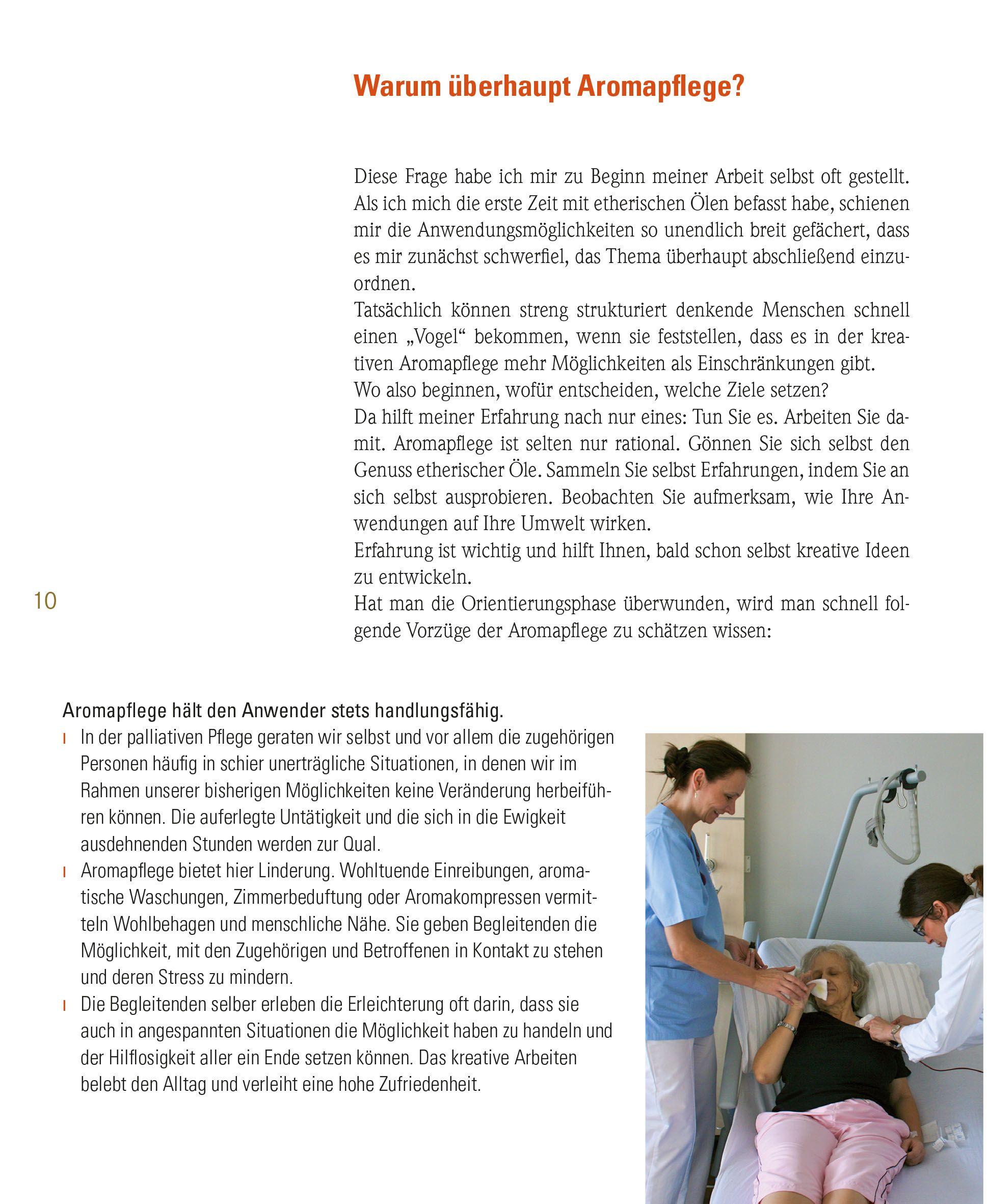 Beispielinhalt (Bild) Aromapflege