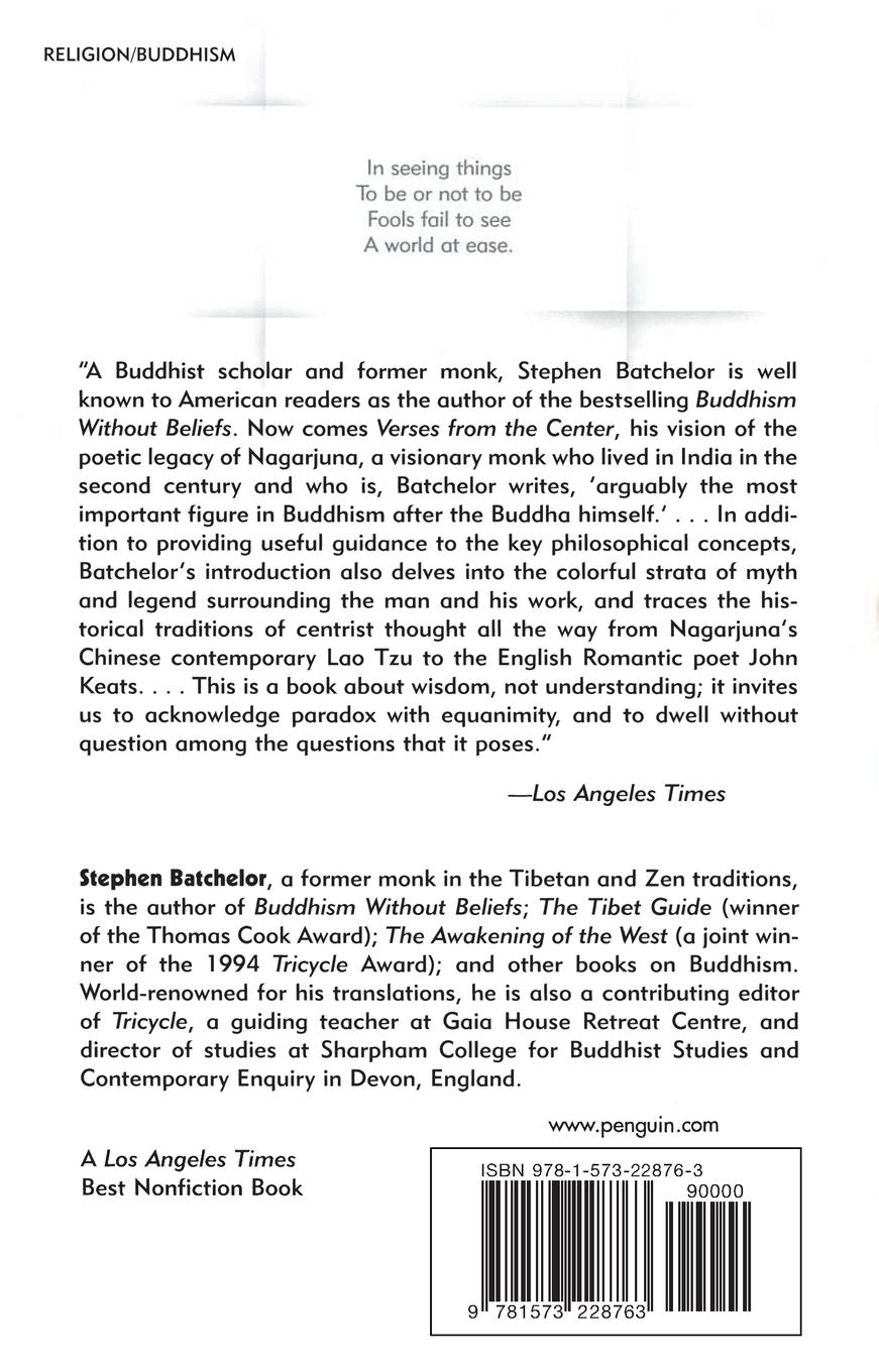 Rückseitencover Verses from the Center