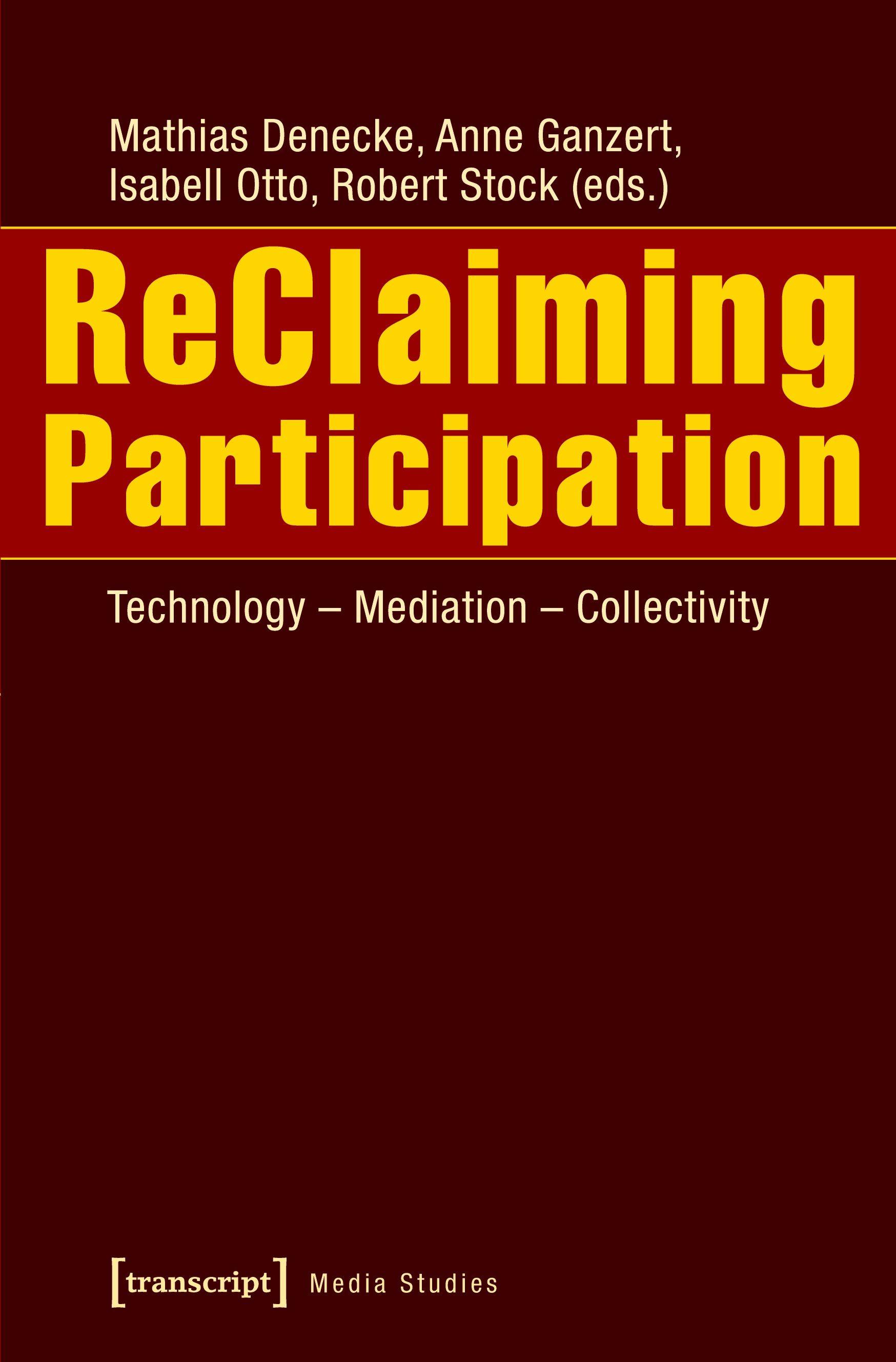 Vorderes Coverbild ReClaiming Participation