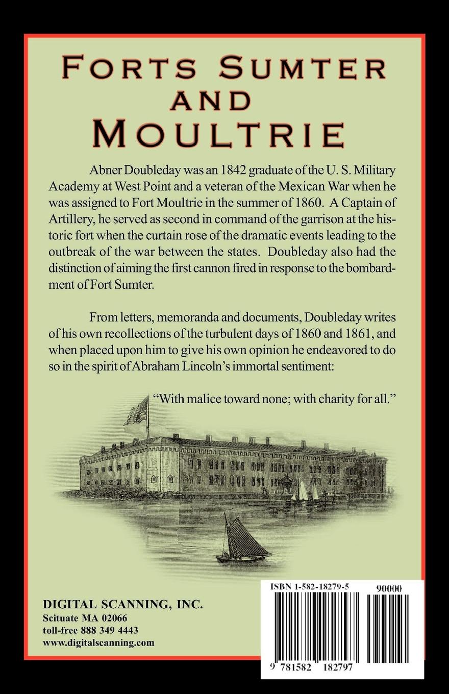 Rückseitencover Reminiscences of Forts Sumter and Moultrie In 1860-61
