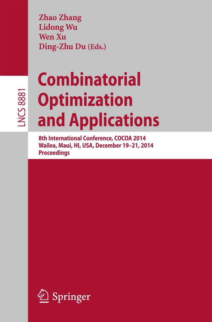 Vorderes Coverbild Combinatorial Optimization and Applications