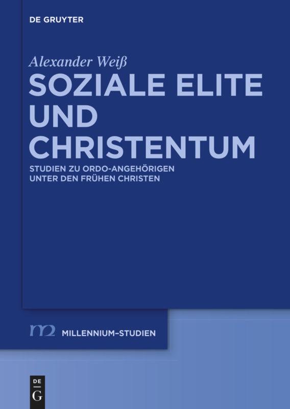 Vorderes Coverbild Soziale Elite und Christentum