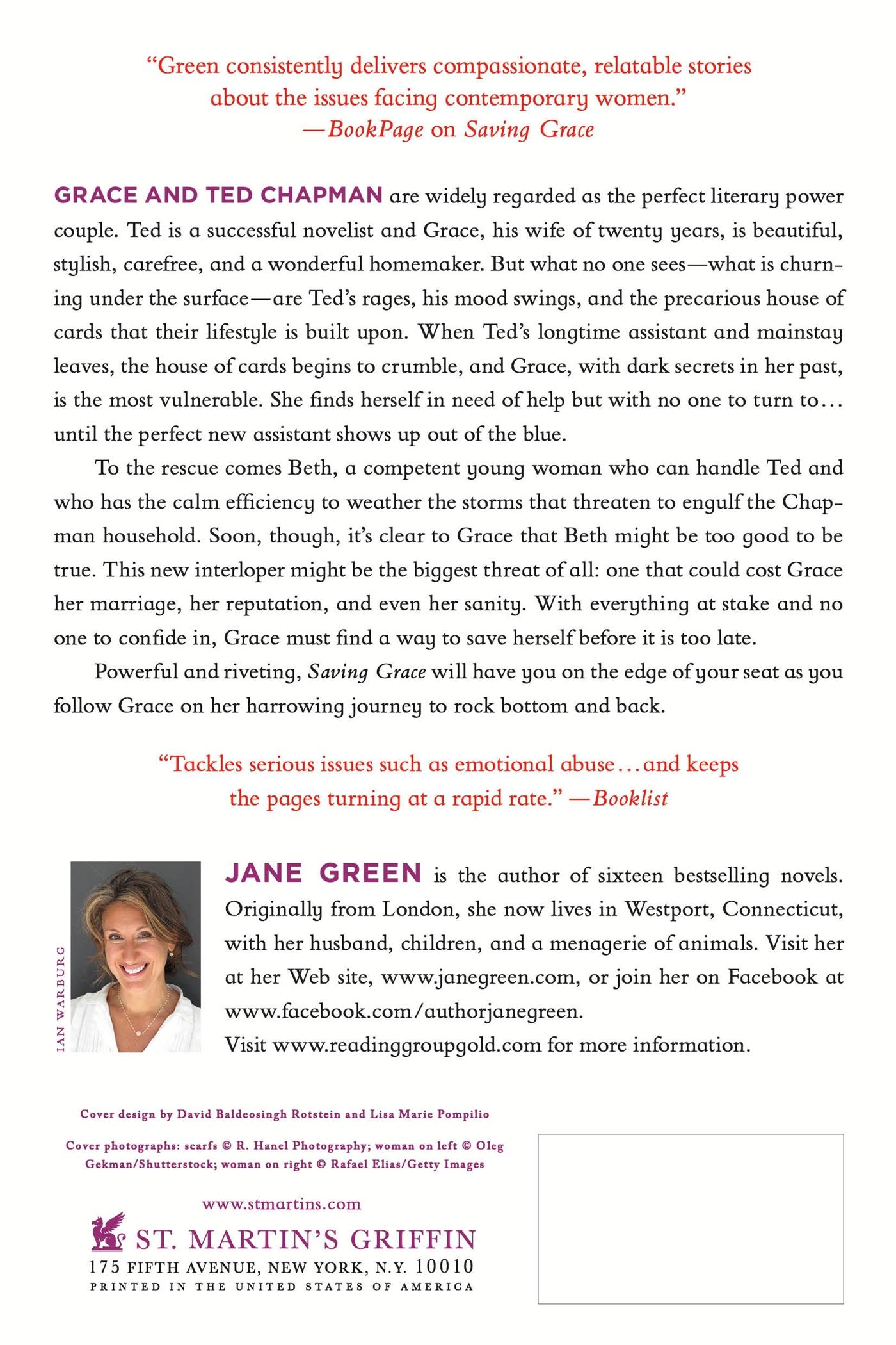 Rückseitencover Saving Grace