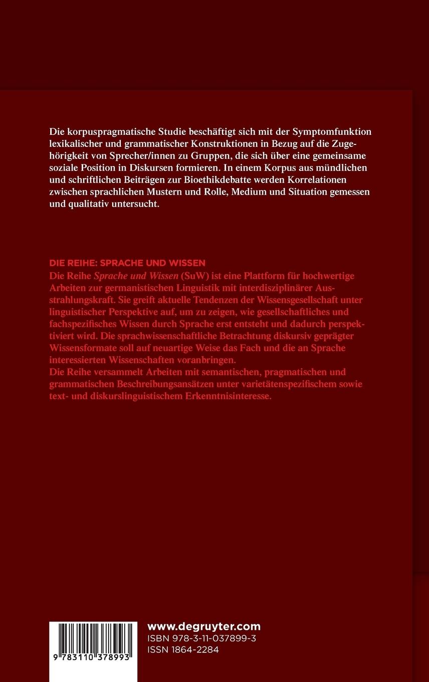 Rückseitencover Sprachliches Rollenverhalten