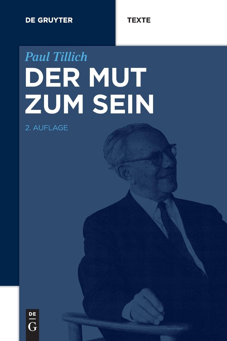Vorderes Coverbild Der Mut zum Sein