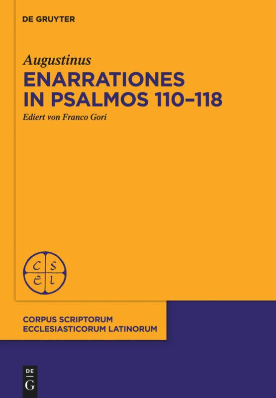 Vorderes Coverbild Enarrationes in Psalmos 110-118