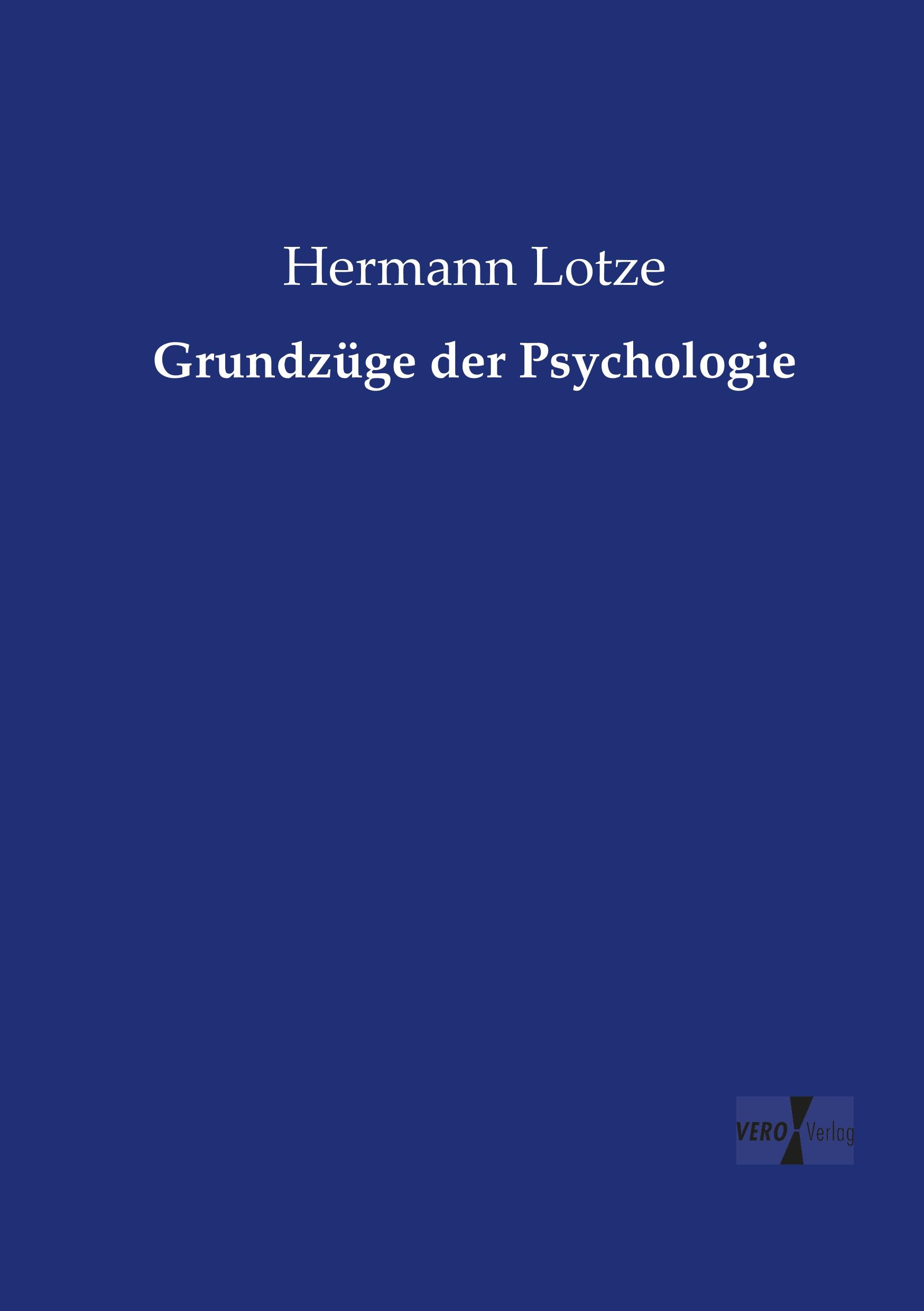 Vorderes Coverbild Grundzüge der Psychologie