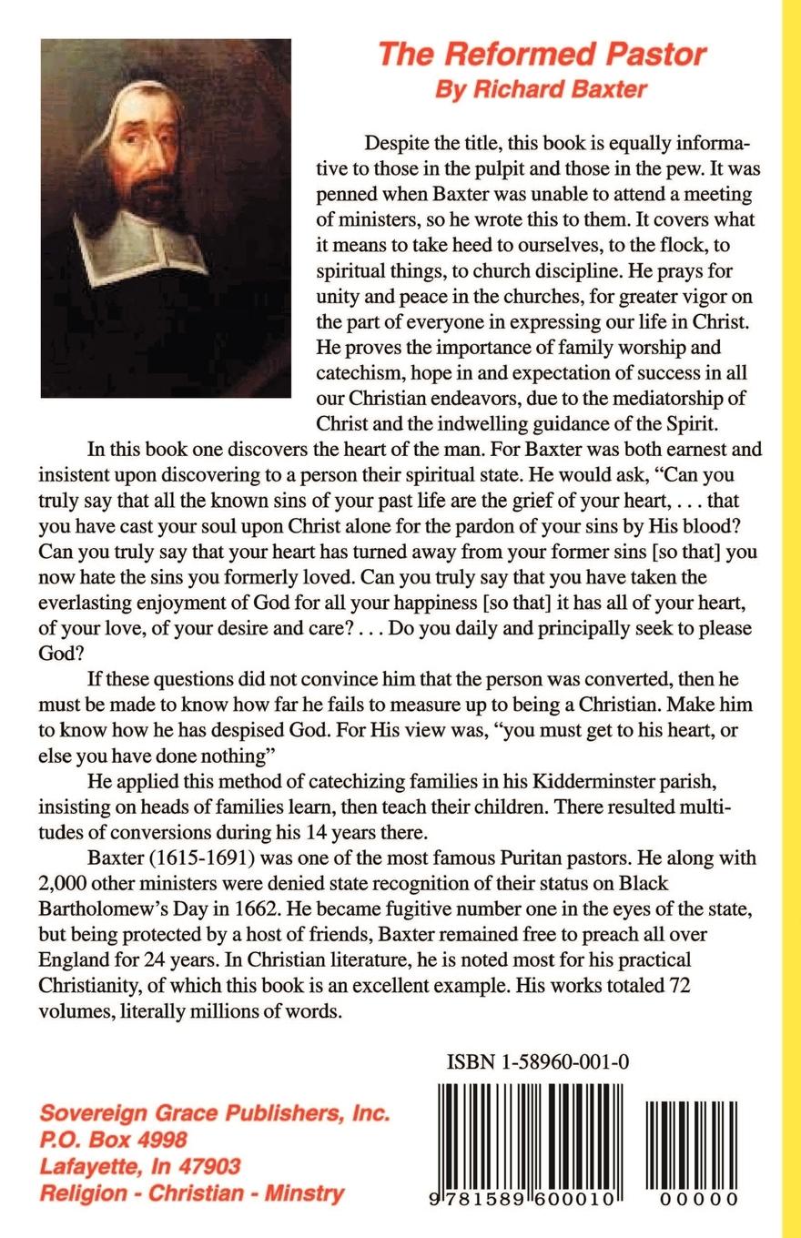 Rückseitencover The Reformed Pastor