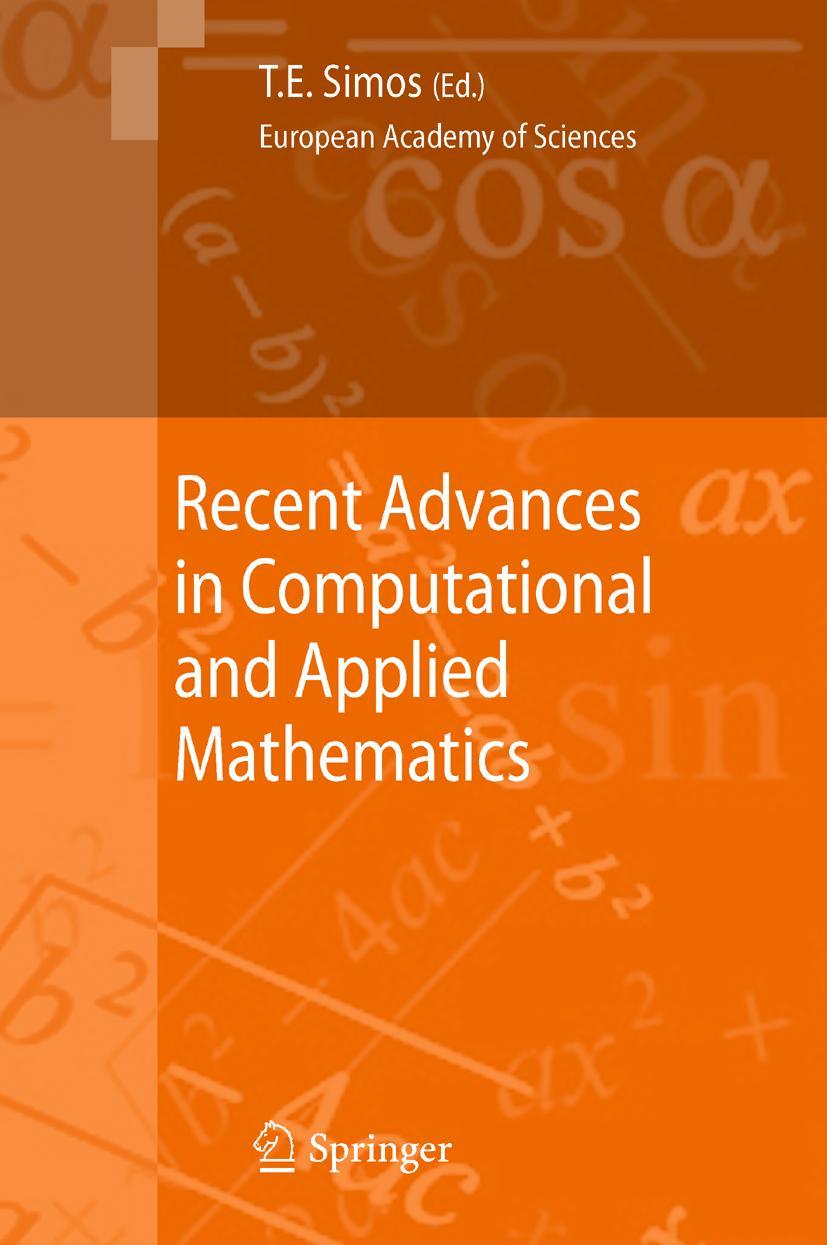 Vorderes Coverbild Recent Advances in Computational and Applied Mathematics