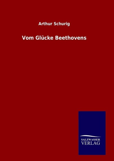 Vorderes Coverbild Vom Glücke Beethovens