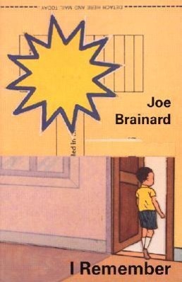 Vorderes Coverbild Joe Brainard: I Remember