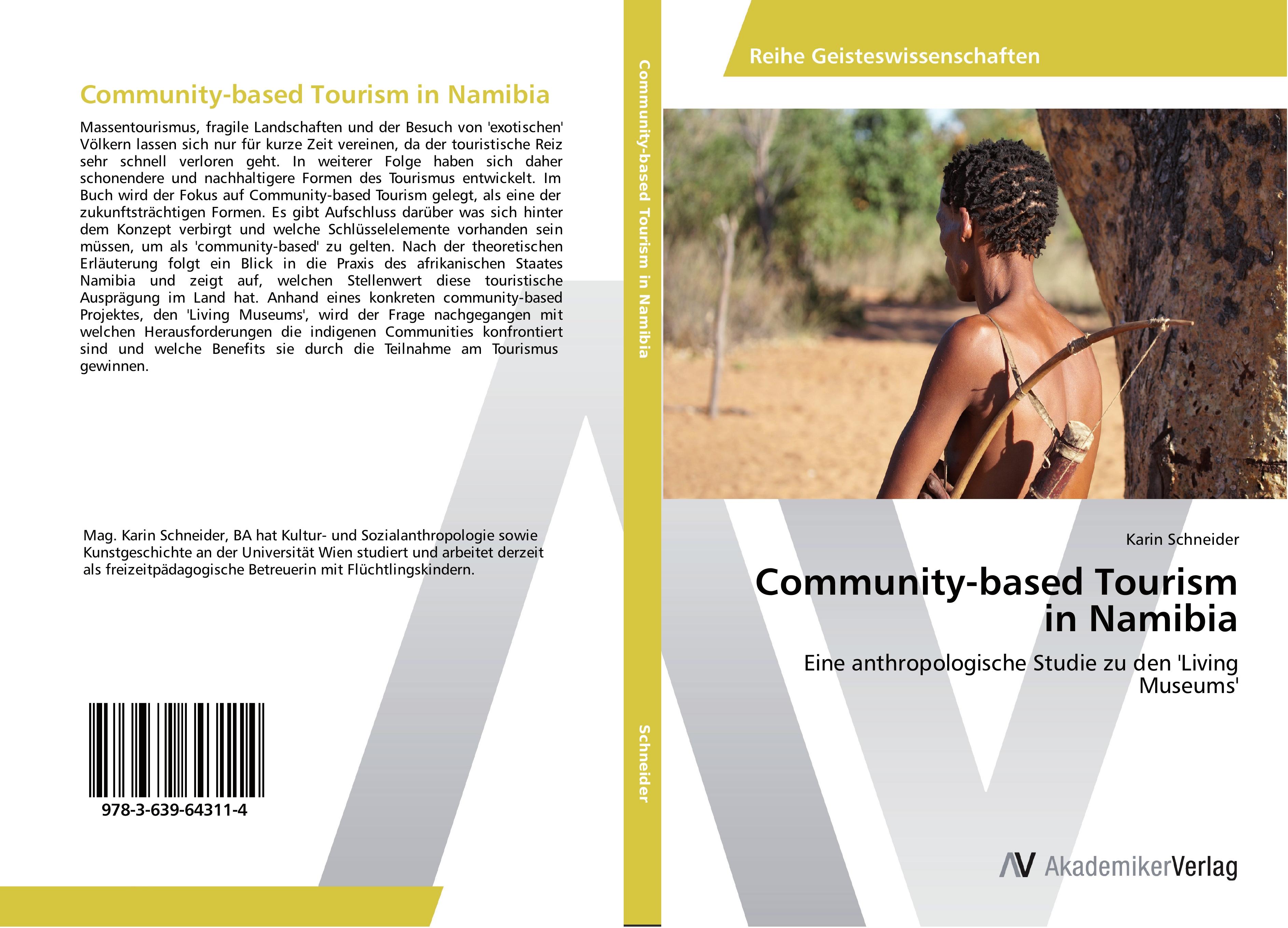 Vorderes Coverbild Community-based Tourism in Namibia