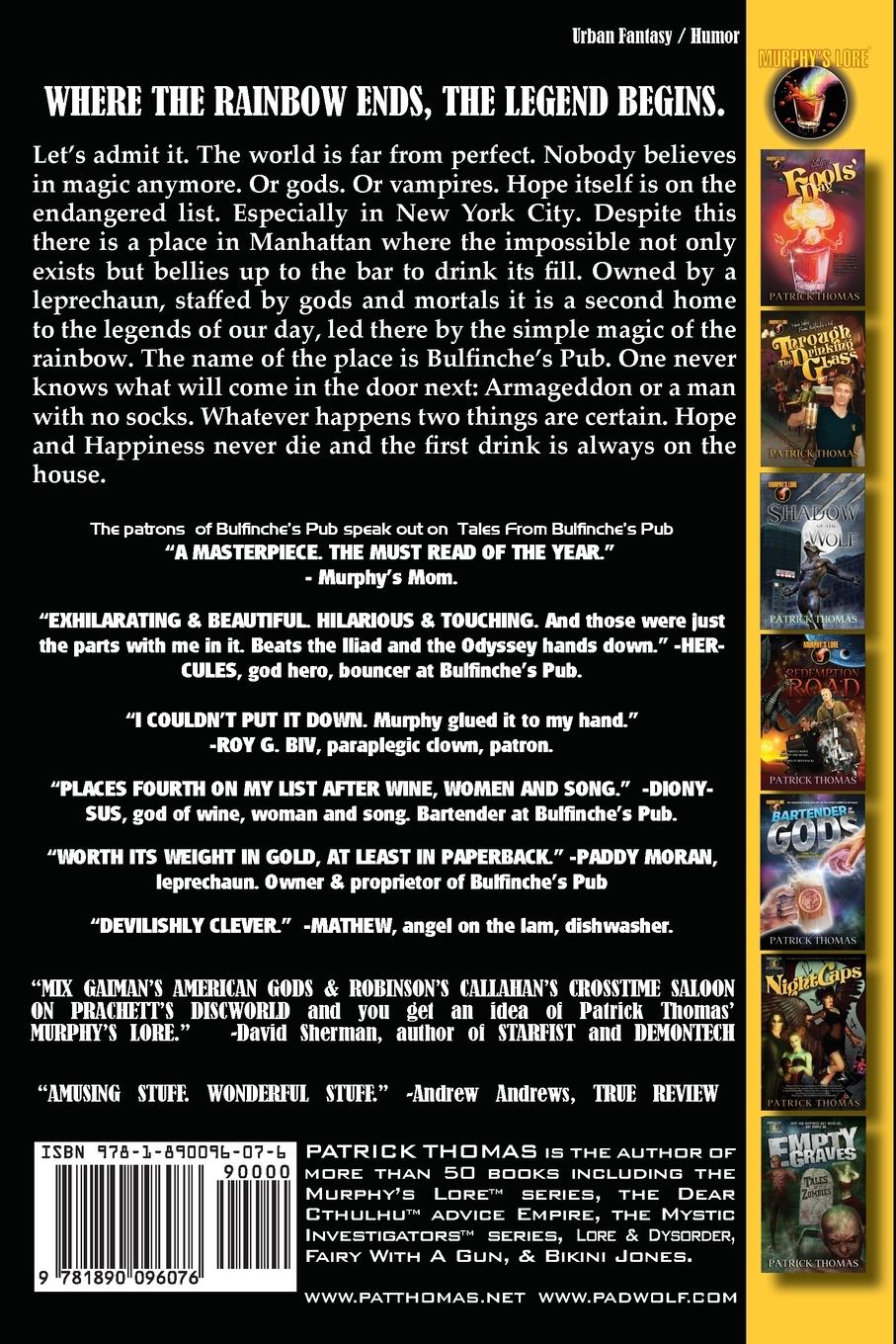 Rückseitencover Tales from Bulfinche's Pub