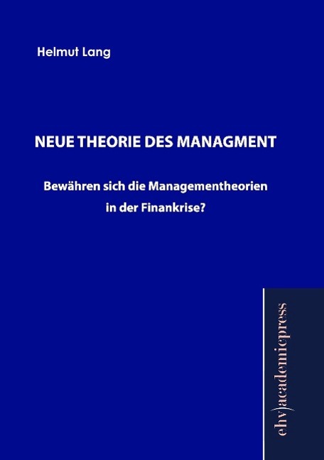 Vorderes Coverbild Neue Theorie des Management