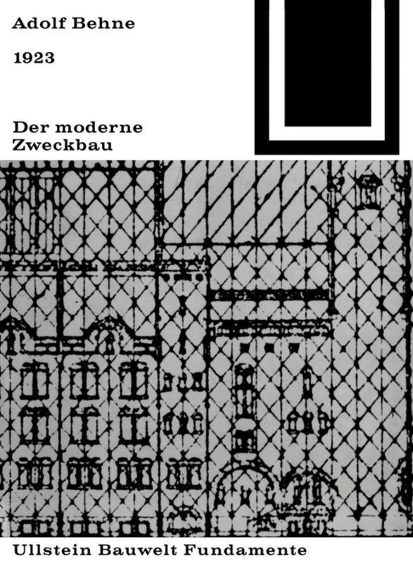 Vorderes Coverbild Der moderne Zweckbau (1929)