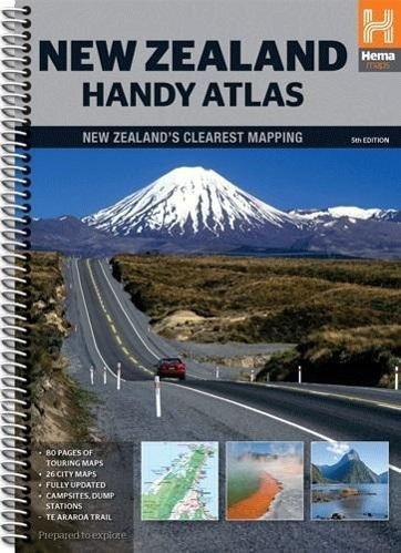 Vorderes Coverbild New Zealand Handy Atlas 1 : 434.000