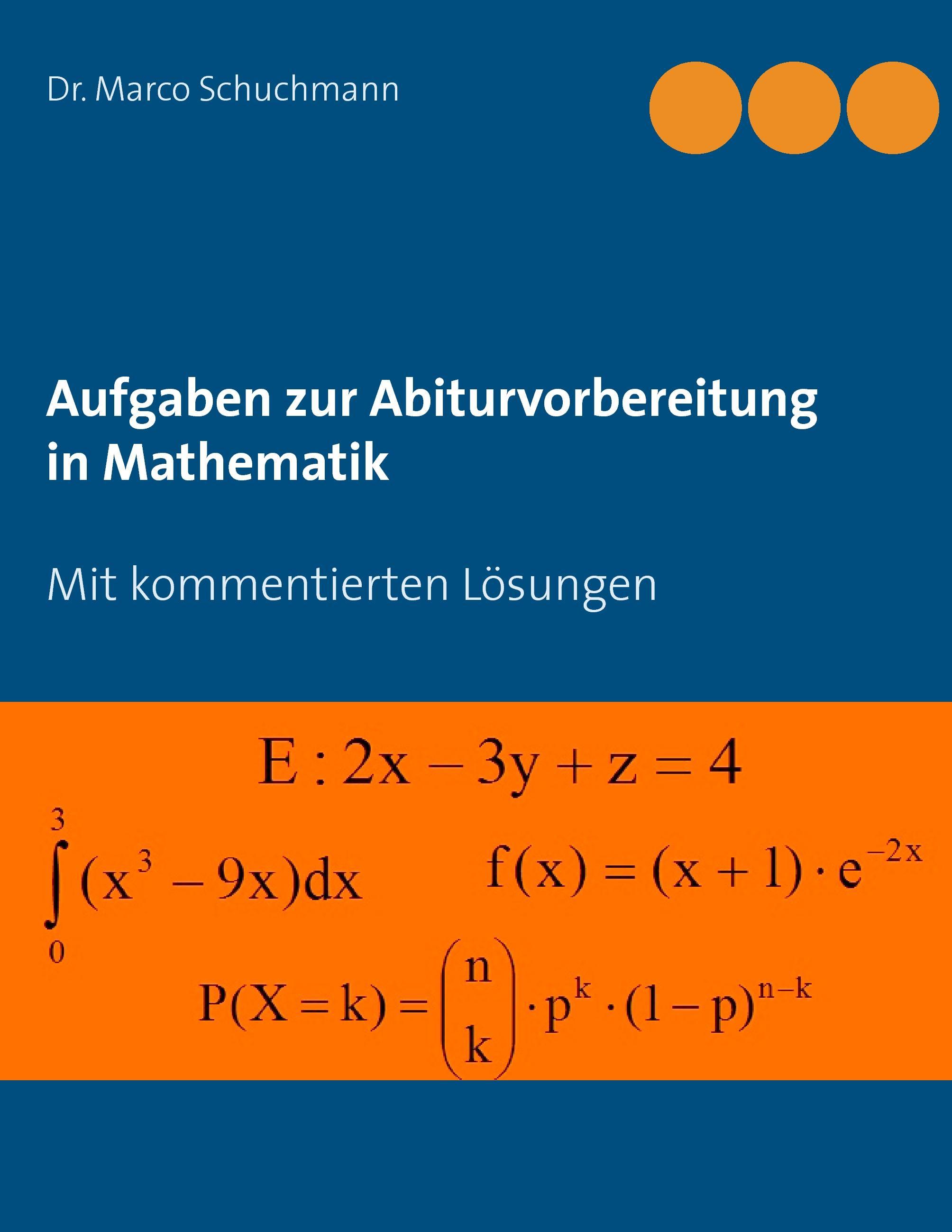 Vorderes Coverbild Aufgaben zur Abiturvorbereitung in Mathematik