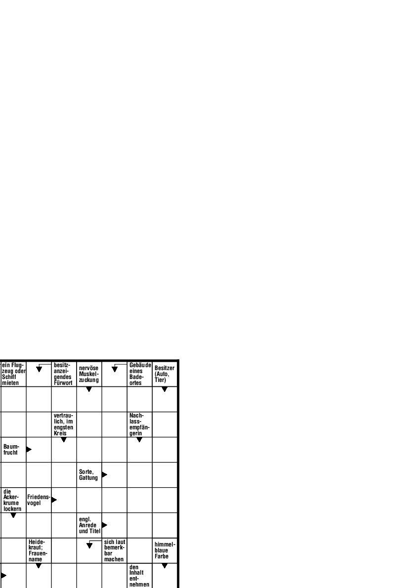 Beispielinhalt (Bild) Der dicke Kreuzworträtsel-Block Band 15