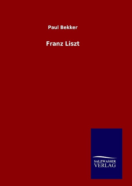 Vorderes Coverbild Franz Liszt