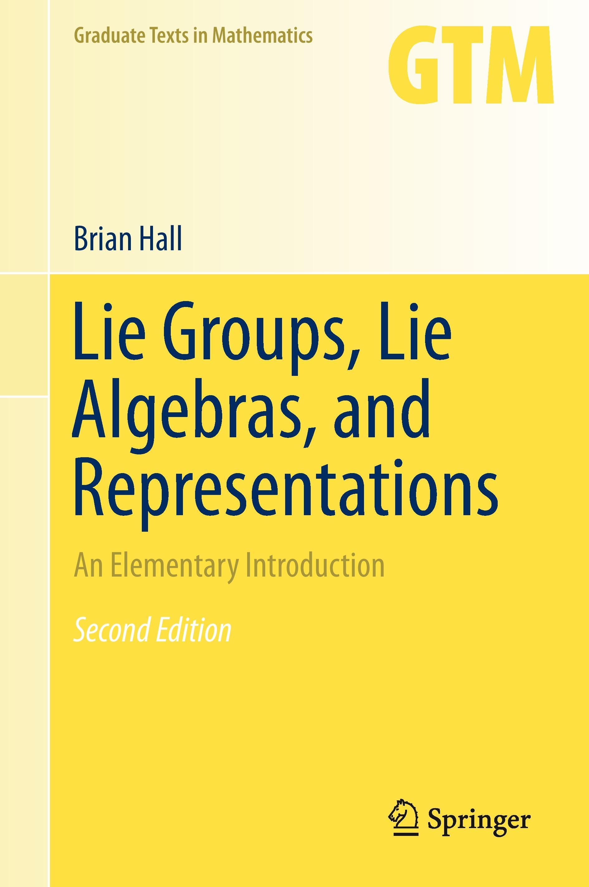 Vorderes Coverbild Lie Groups, Lie Algebras, and Representations