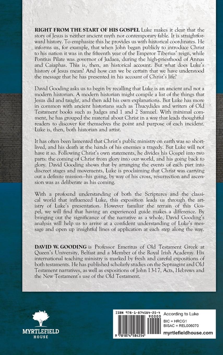 Rückseitencover According to Luke