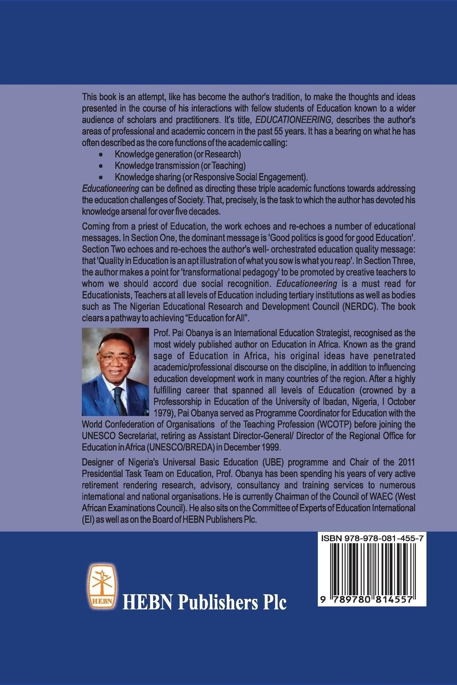 Rückseitencover Educationeering