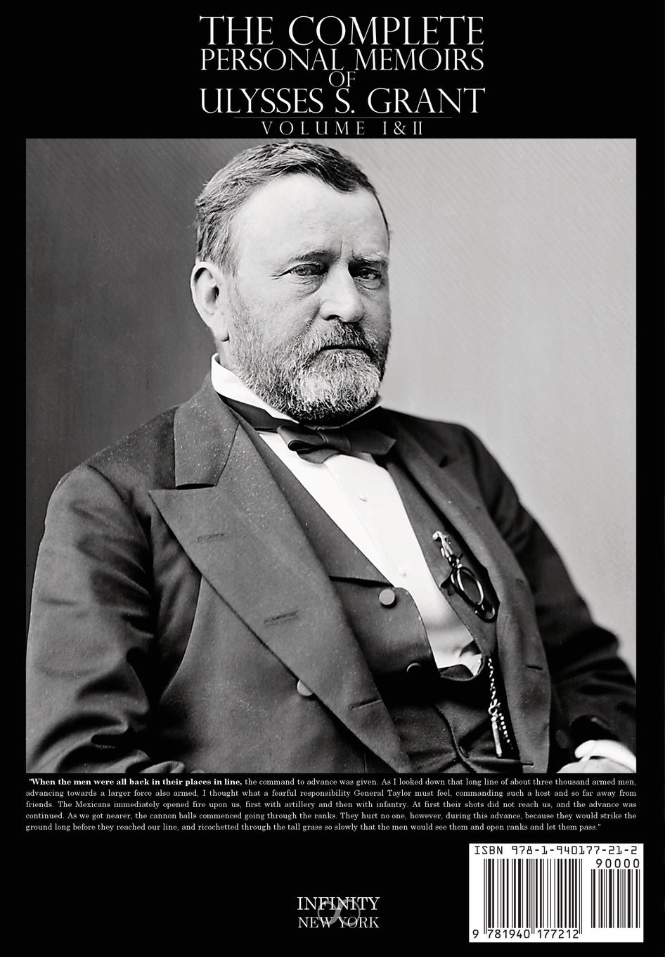 Rückseitencover The Complete Personal Memoirs of Ulysses S. Grant - Volumes I and II