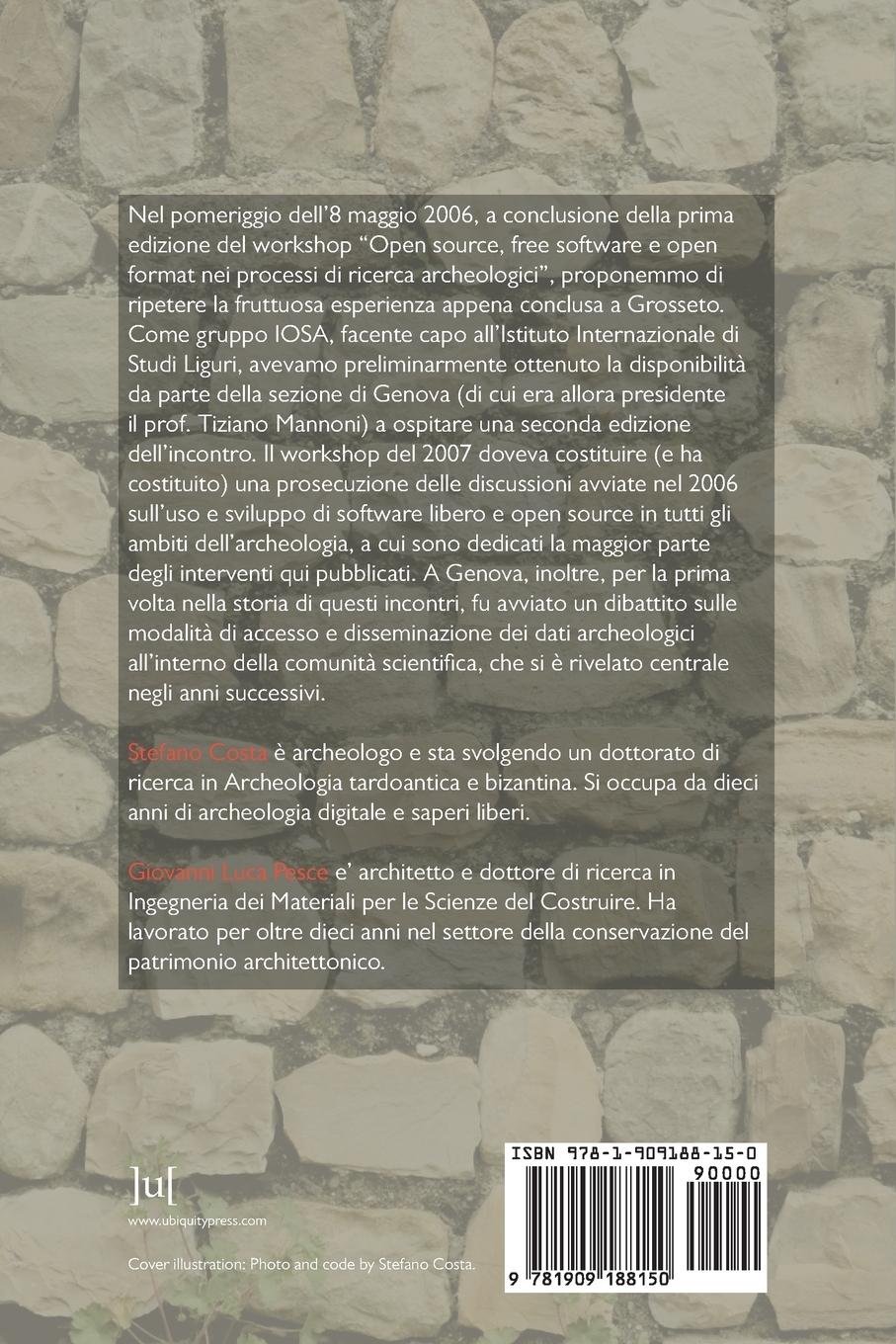 Rückseitencover Open Source, Free Software E Open Format Nei Processi Di Ricerca Archeologica